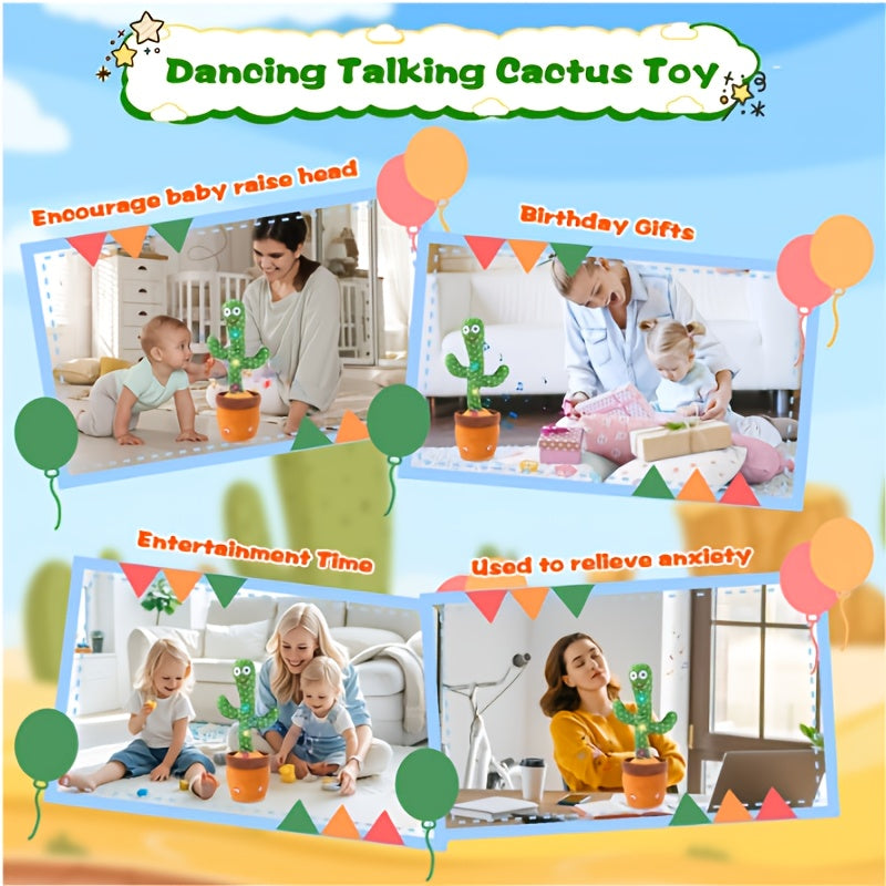 Interactive Dancing Cactus Toy