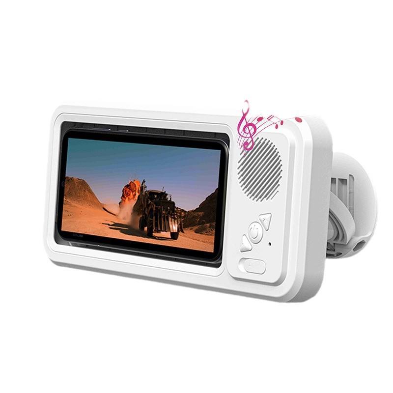 Shower Phone Holder with Bluetooth Speaker