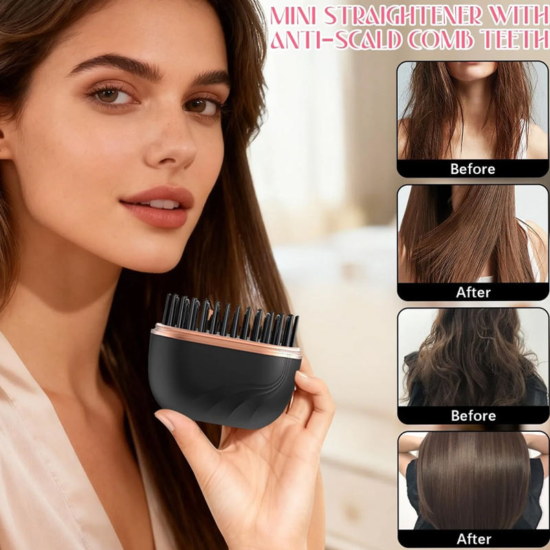 Wireless Hair Straightening Brush