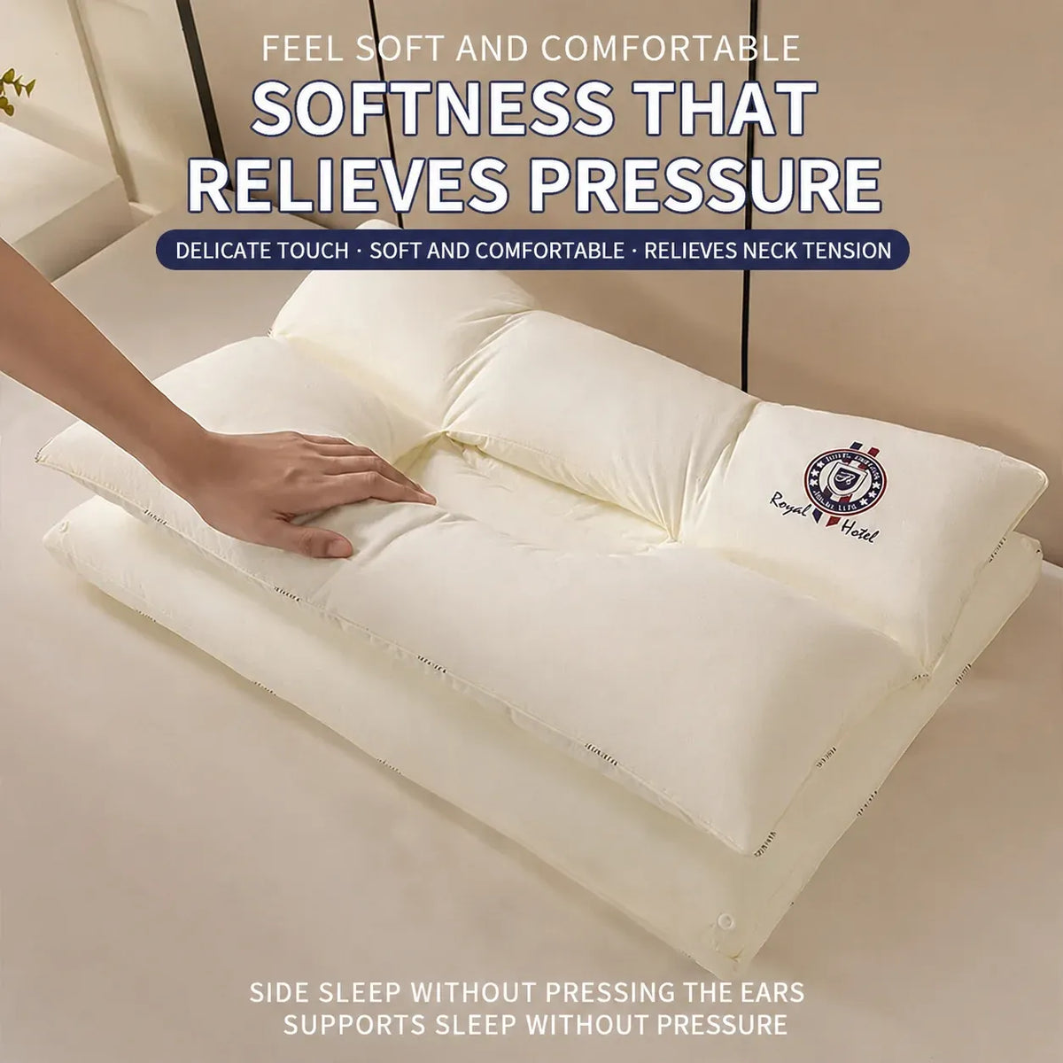 Zoned Neck Support Pillow