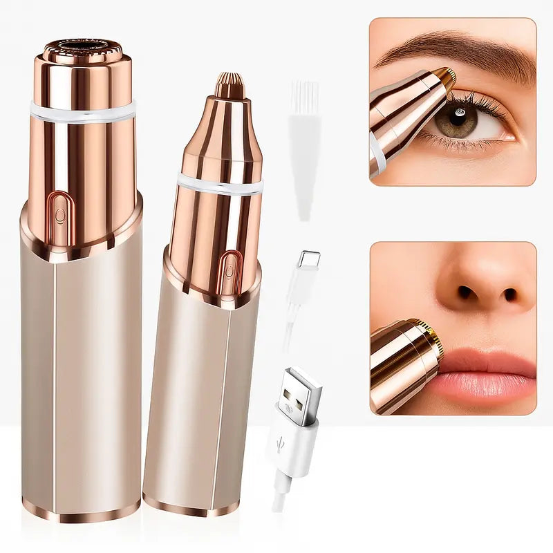 2-in-1 Facial and Eyebrow Hair Trimmer