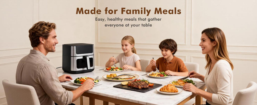 6.34QT Stainless Steel Air Fryer