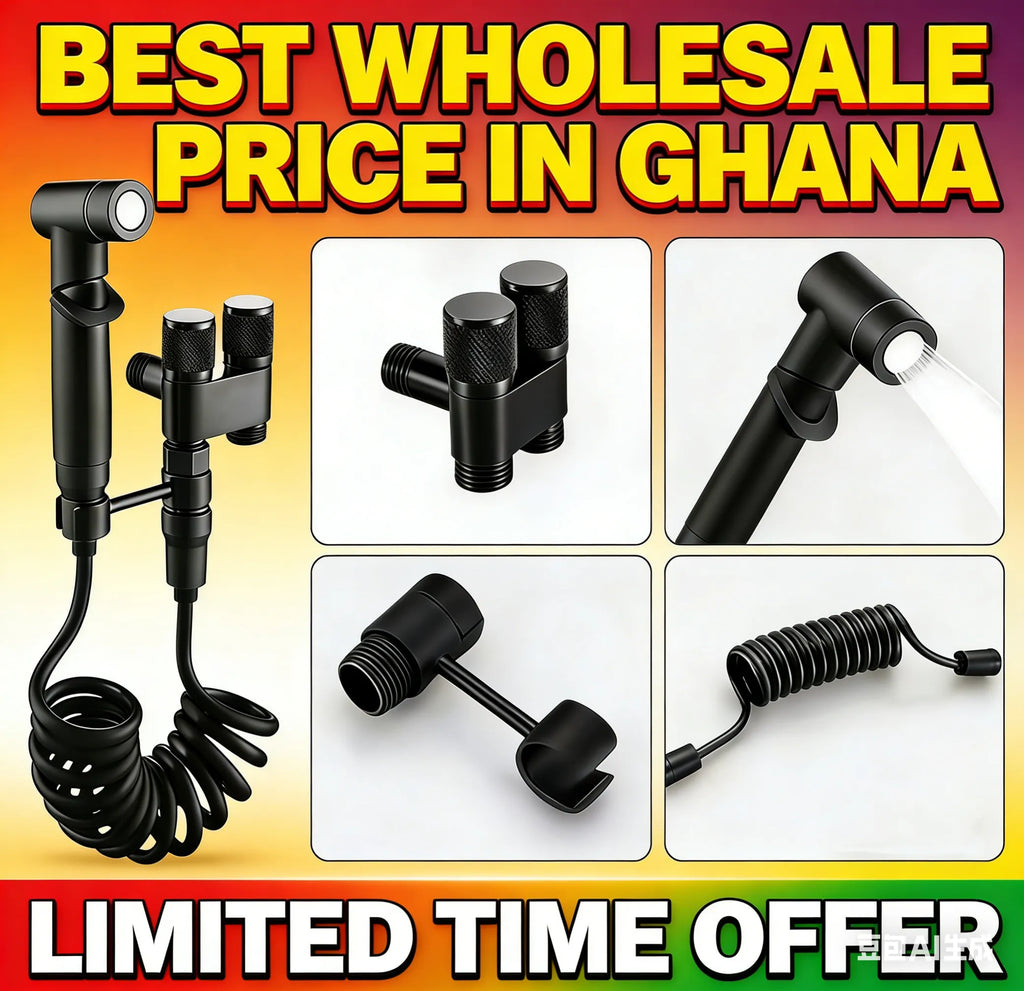Handheld Bidet Sprayer Set with Steel Valve