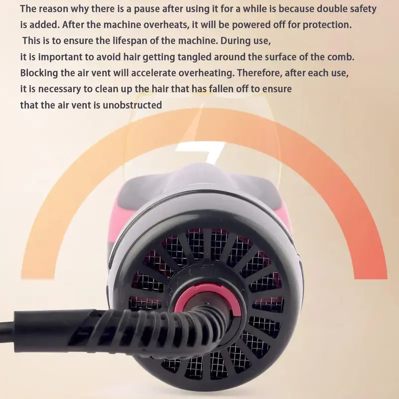Multifunctional Hot Air Styling Comb