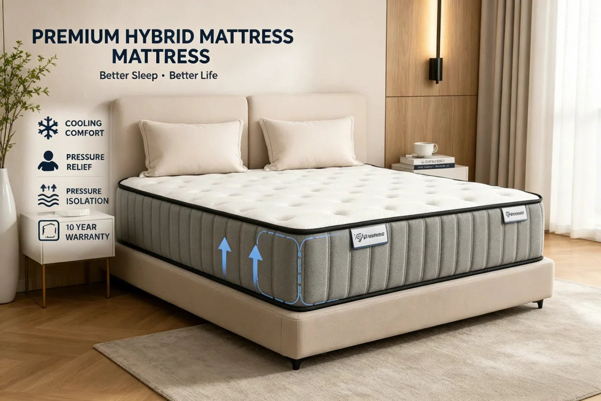 Hybrid Memory Foam and Pocket Spring Mattress