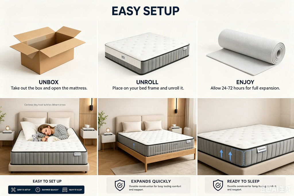 Hybrid Memory Foam and Pocket Spring Mattress