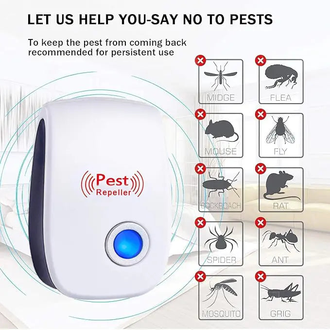 3-in-1 Ultrasonic Pest Repeller