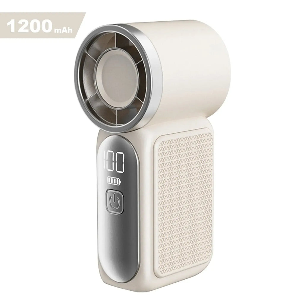 Mini Handheld Fan with LED Display