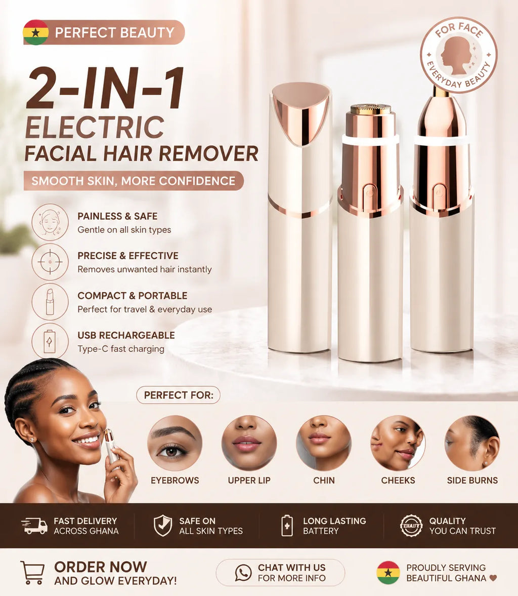 2-in-1 Facial and Eyebrow Hair Trimmer