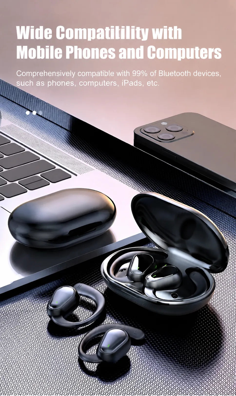 Open-Ear Bluetooth 5.3 Headphones
