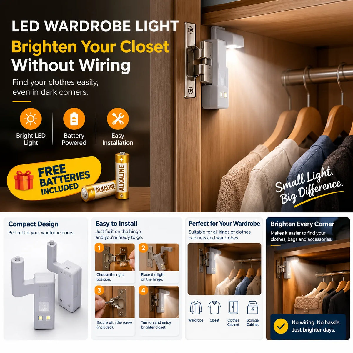 LED Wardrobe Light