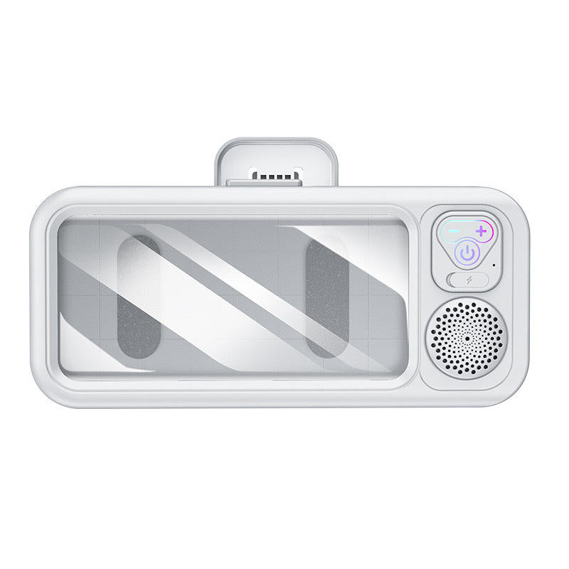 Shower Phone Holder with Bluetooth Speaker