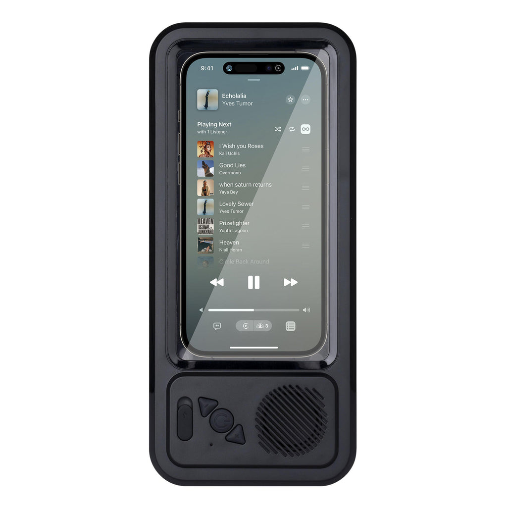 Shower Phone Holder with Bluetooth Speaker