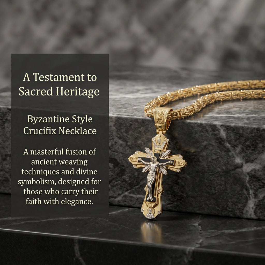 Byzantine Crucifix Necklace