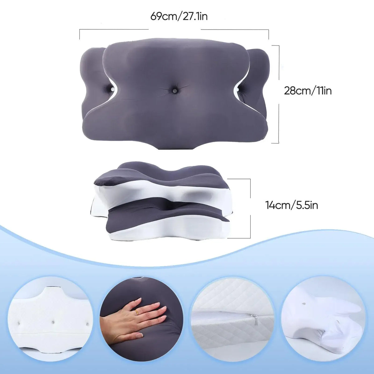 Butterfly Neck Support Pillow