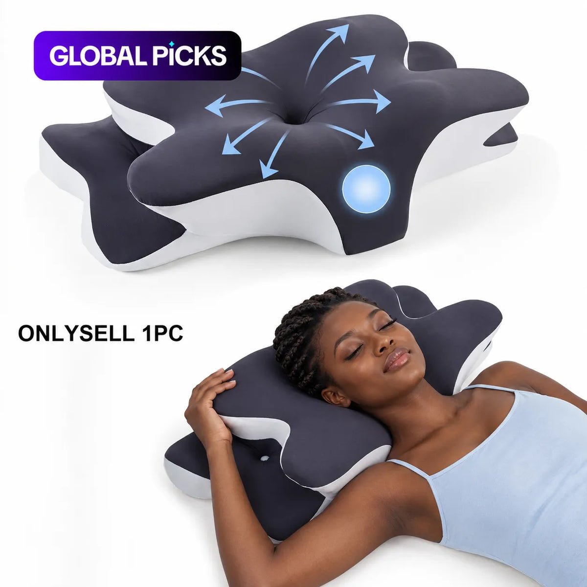 Butterfly Neck Support Pillow